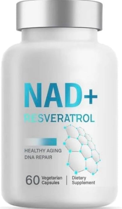 🌿 NAD+ con Resveratrol – Energía, Juventud y Bienestar en una Cápsula