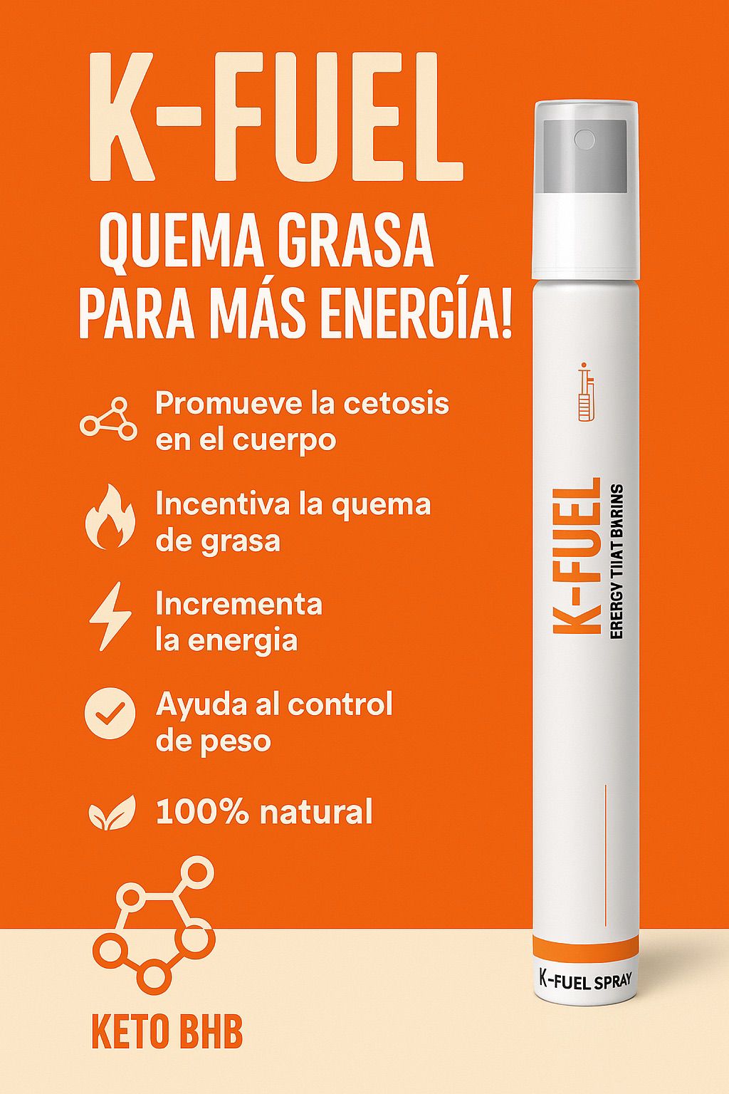 🔥 K Fuel Spray – Olvidate de esas libritas de mas con este producto estrella