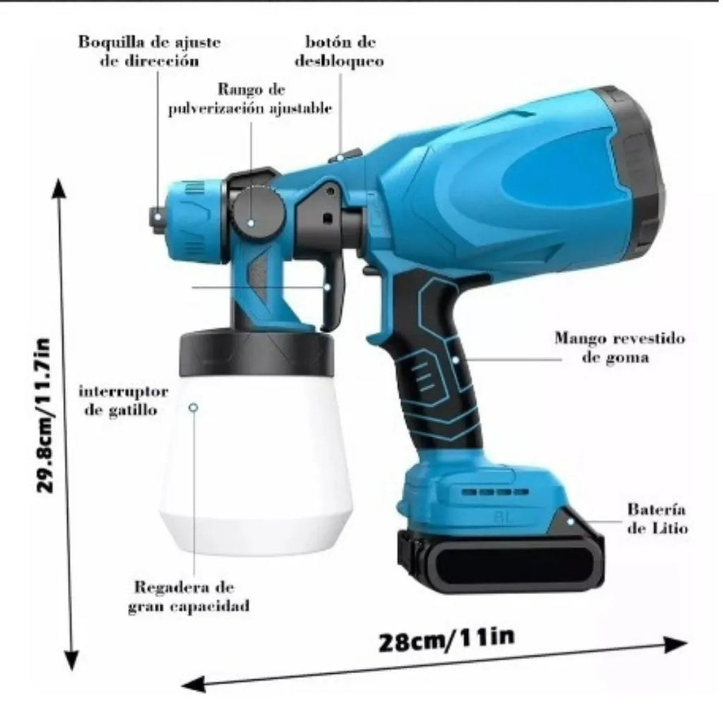 Pistola de pintura profesional-Acabados perfectos sin esfuerzos.