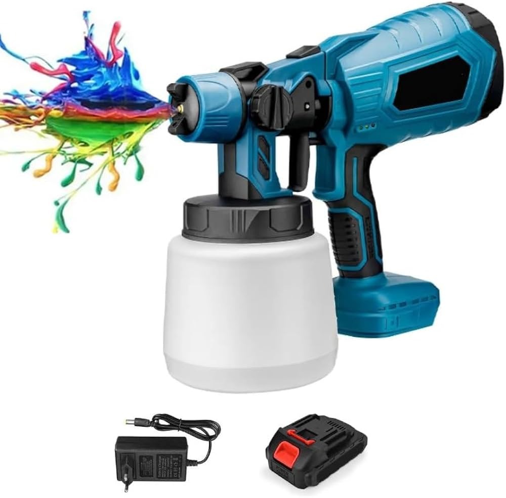 Pistola de pintura profesional-Acabados perfectos sin esfuerzos.